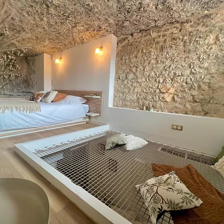 Splendide Troglodyte A 5 Min Du Centre דירה